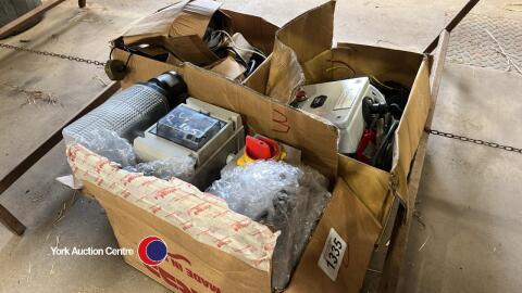 3 x boxes of electrical spares