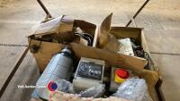 3 x boxes of electrical spares - 3