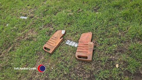 2 x Massey Ferguson deep weights