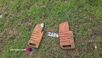2 x Massey Ferguson deep weights - 2