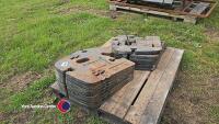 14 New Holland weights, 45kg each - 4