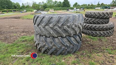 Pair of Trelleborg 650/42 tyres