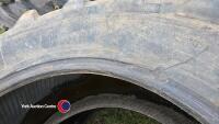 Pair of Michelin Agribib 18.4 x38 rear tractor tyres - 3