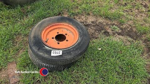 2 x rotovator wheels