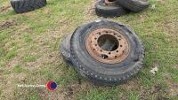 2 x artic wheels and tyres - 4