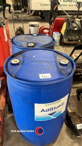 2 x 200L plastic barrels