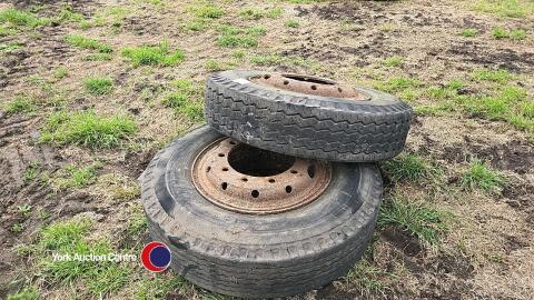2 x artic wheels and tyres