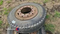 2 x artic wheels and tyres - 2