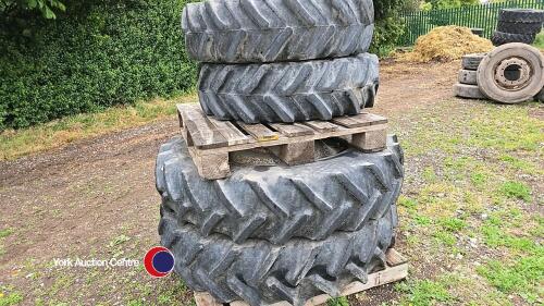 13.6 x 38 rear 13.6x24 front wheels to suit Case 85 series etc