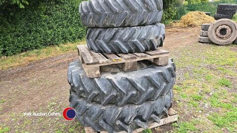 13.6 x 38 rear 13.6x24 front wheels to suit Case 85 series etc