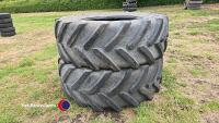 Pair of Michelin 580/70 R38 tyres - 4