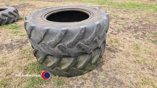 2 x Goodyear 14.9R24 tyres