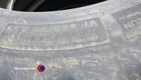 4 x 380/90/50 tyres, v g runners - 2