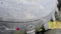 4 x Bateman sprayer tyres and rims, 48x2500-20 - 4