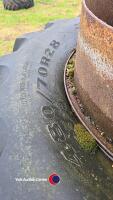 Stocks front dual wheel, tyre and rim, 480/70R28 - 3