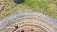 4x HGV wheels from farm trailer, 12R22.5 - 3
