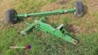 Draw bar and axle - 2
