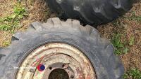 Pair of wheels and tyres 12.0/12.5-18 - 3