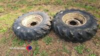 Pair of wheels and tyres 12.0/12.5-18 - 4
