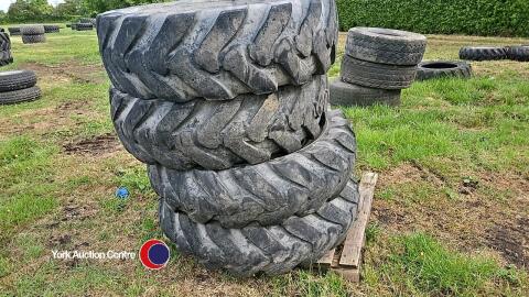 4 x Alliance 15.5-25 tyres
