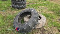 Pair of 12.4R24 tyres - 2