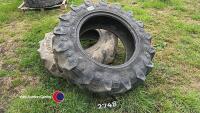 Pair of 12.4R24 tyres - 5