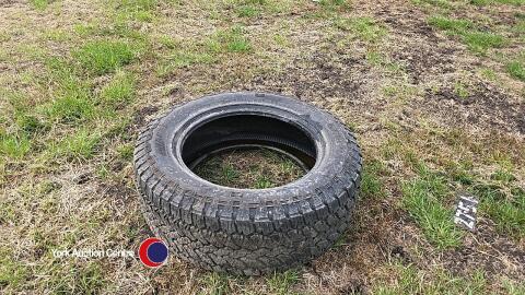 1 x Grabber General at 255/60 x R18 XL