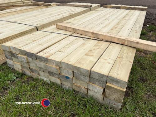 Timber - approx 118.5in x 4in x 2in