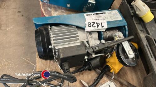 New silver line 240v hoist/lift