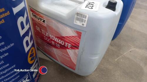 Deutz 10W40 engine oil, new, 20ltr