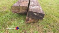 4 x railway sleepers - 2