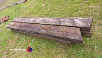 4 x railway sleepers - 3