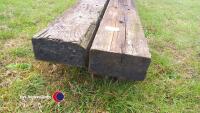 4 x railway sleepers - 4