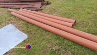 15 x 6in plastic drainage pipes