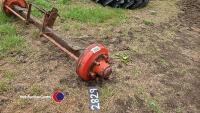 Trailer axle, 6 stud. - 2