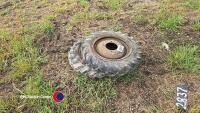 2 x 4.00 - 12 tyres on rims - 3