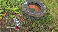 2 Howard Gem tyres, 4.00-12 - 4