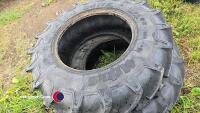 Pair 13.6R24 tyres - 2