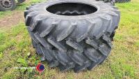 Pair 16.9R34 tyres