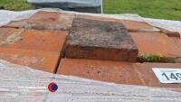 Pallet of 120 Antique red floor tiles - 3