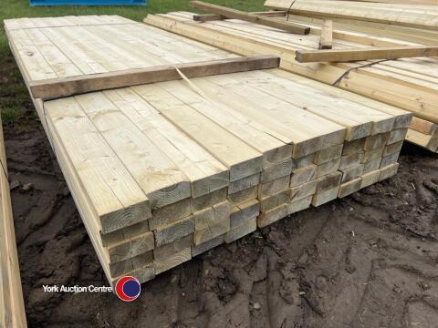 Timber - approx 118.5in x 4in x 2in