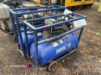2 x draper 50L air compressors - 2