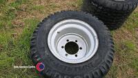 2 x 19.0-45-17 trailer wheels and tyres - 2