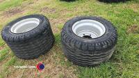 2 x 19.0-45-17 trailer wheels and tyres - 5