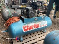 Clarke 200L workshop compressor, 240V - 2