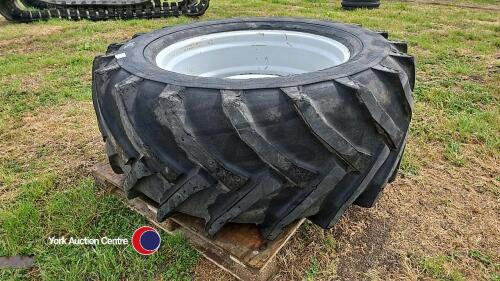 650-38 New Holland tractor wheel and Trelleborg tyre