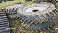 Row Crop wheels c/w centres, ex MF 7600 series, 380/90 R50 10 stud centres, 380/85 R34 10 stud centres - 5