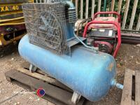 Clarke 200L 240v compressor, works but needs belt adjusting - 3
