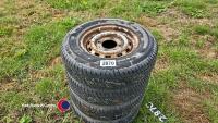 Ifor Williams trailer tyres and rims 165r13c - 4