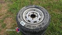 Ifor Williams trailer tyres and rims 165r13c - 2